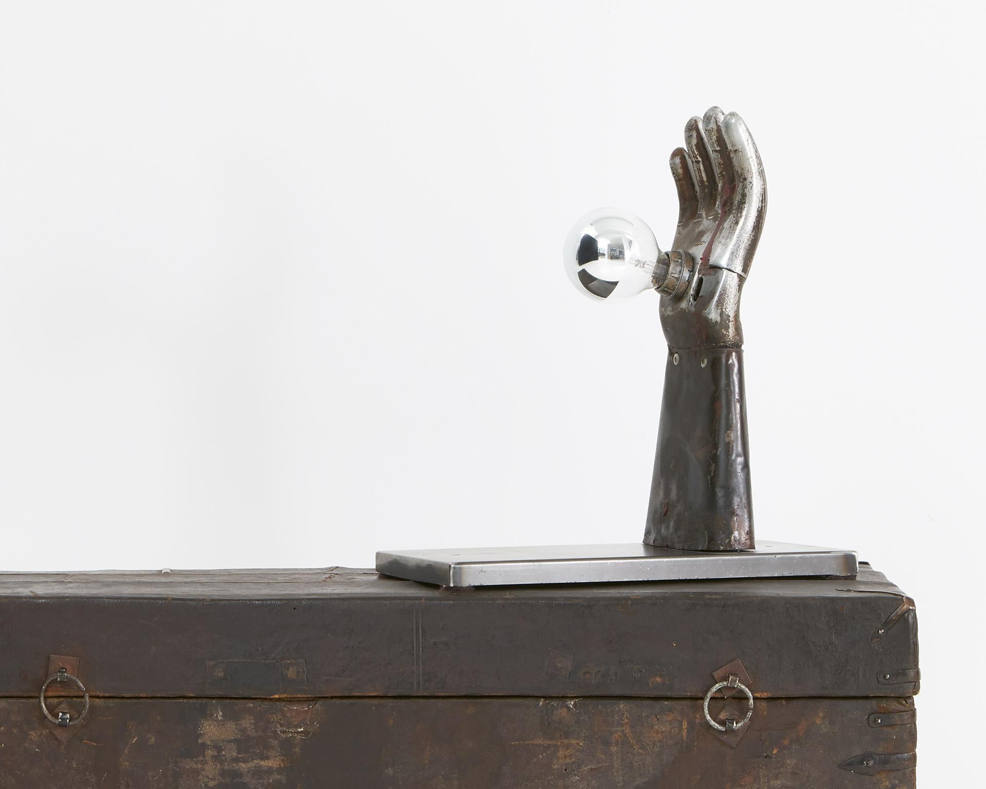 1920s Industrial Ted Harris Sconce In Excellent Condition In Chicago, IL