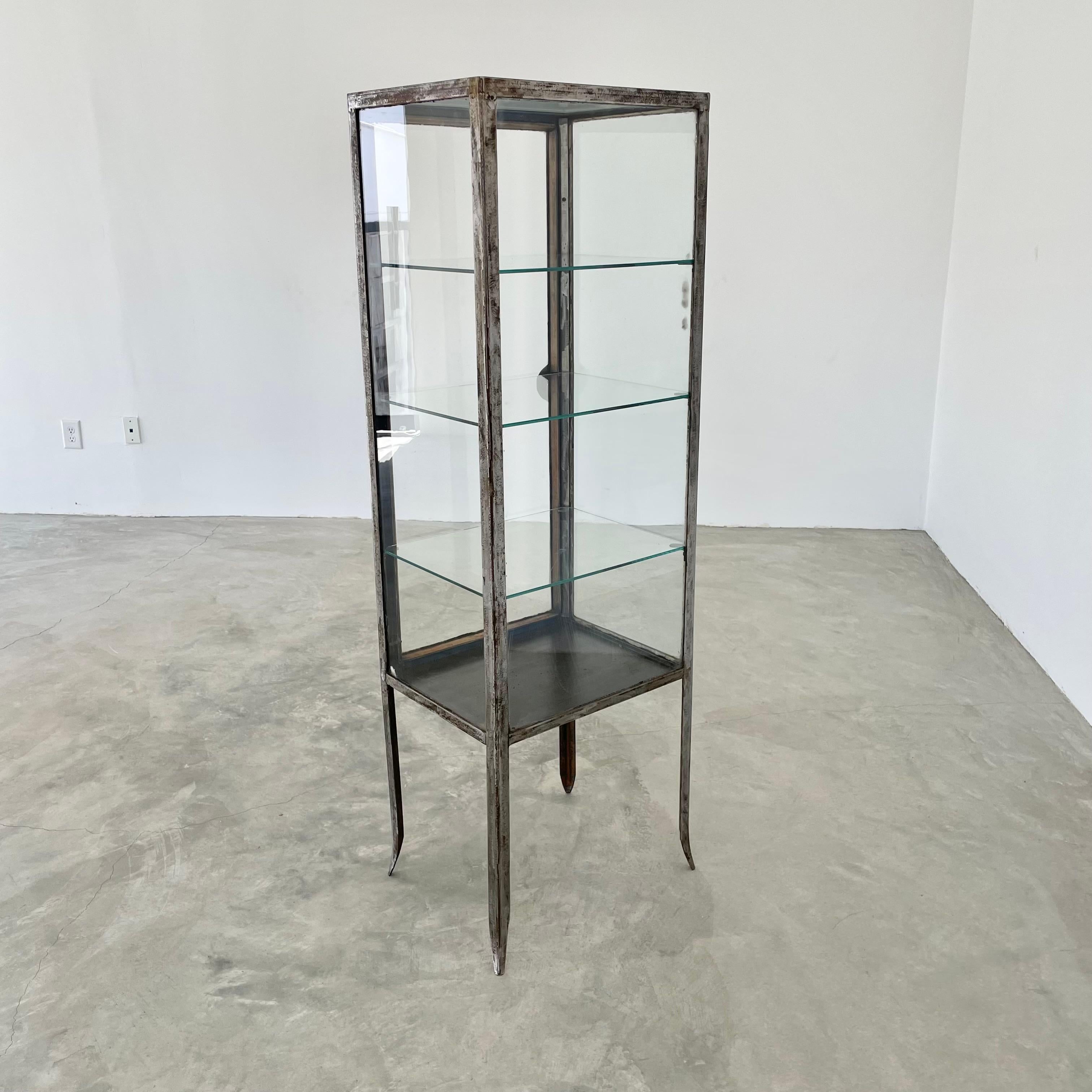 Iron and Glass Vitrine, 1920s Argentina For Sale 7