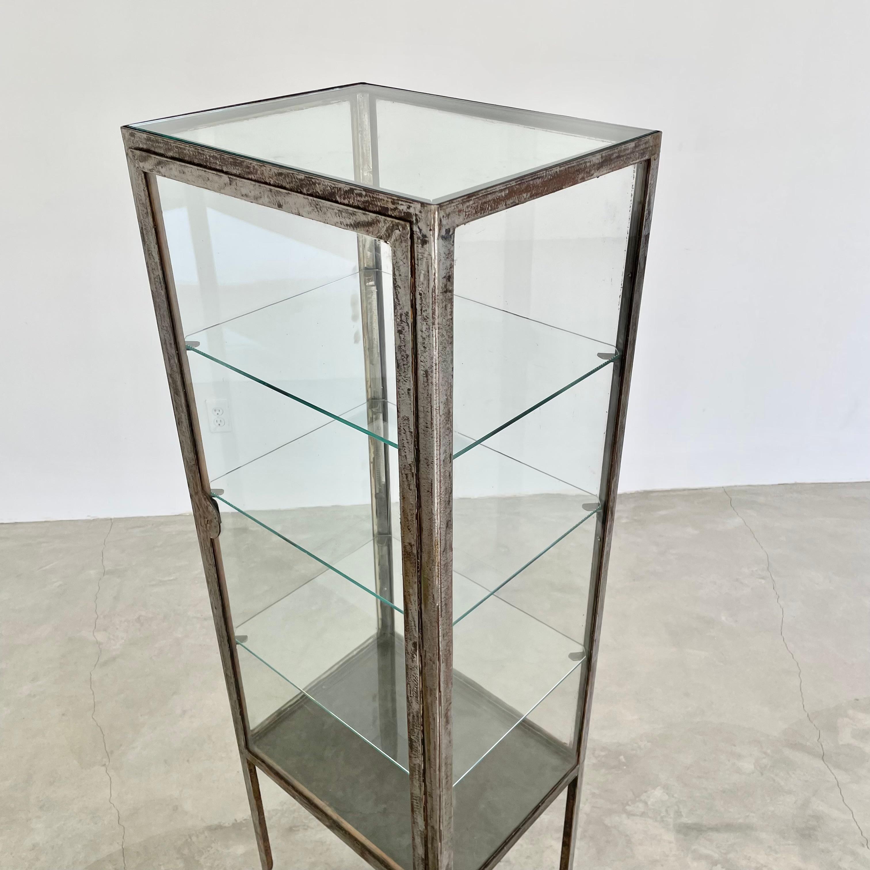 Iron and Glass Vitrine, 1920s Argentina For Sale 1