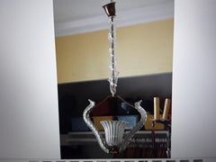 1920s Italian Art Deco Barovier&Toso Ceiling Pendant Fixture/ Chandelier Murano