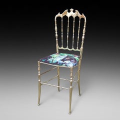 1920's Italian Brass Salon Chair