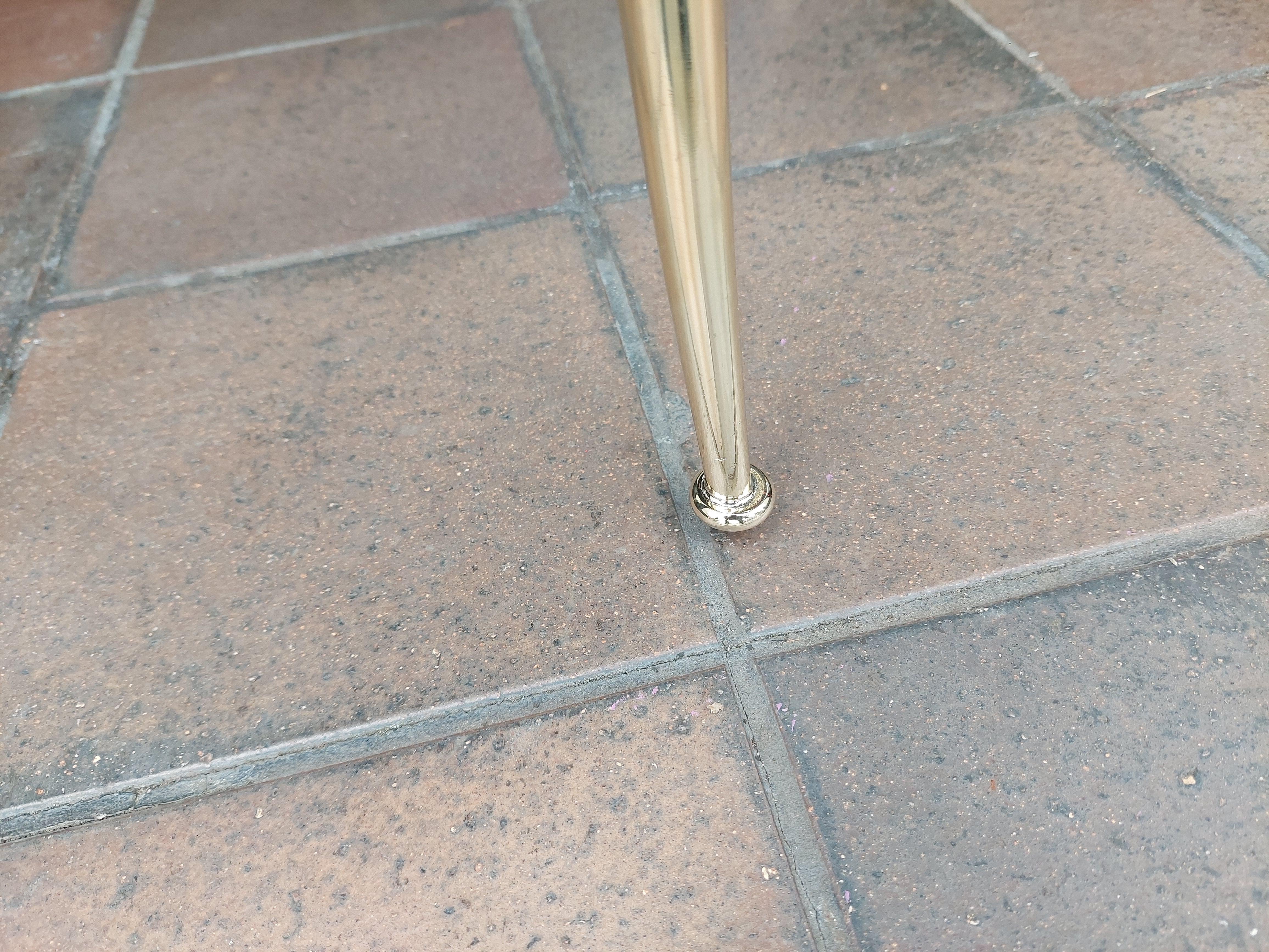 1920's Italian Brass Salon Chair For Sale 4