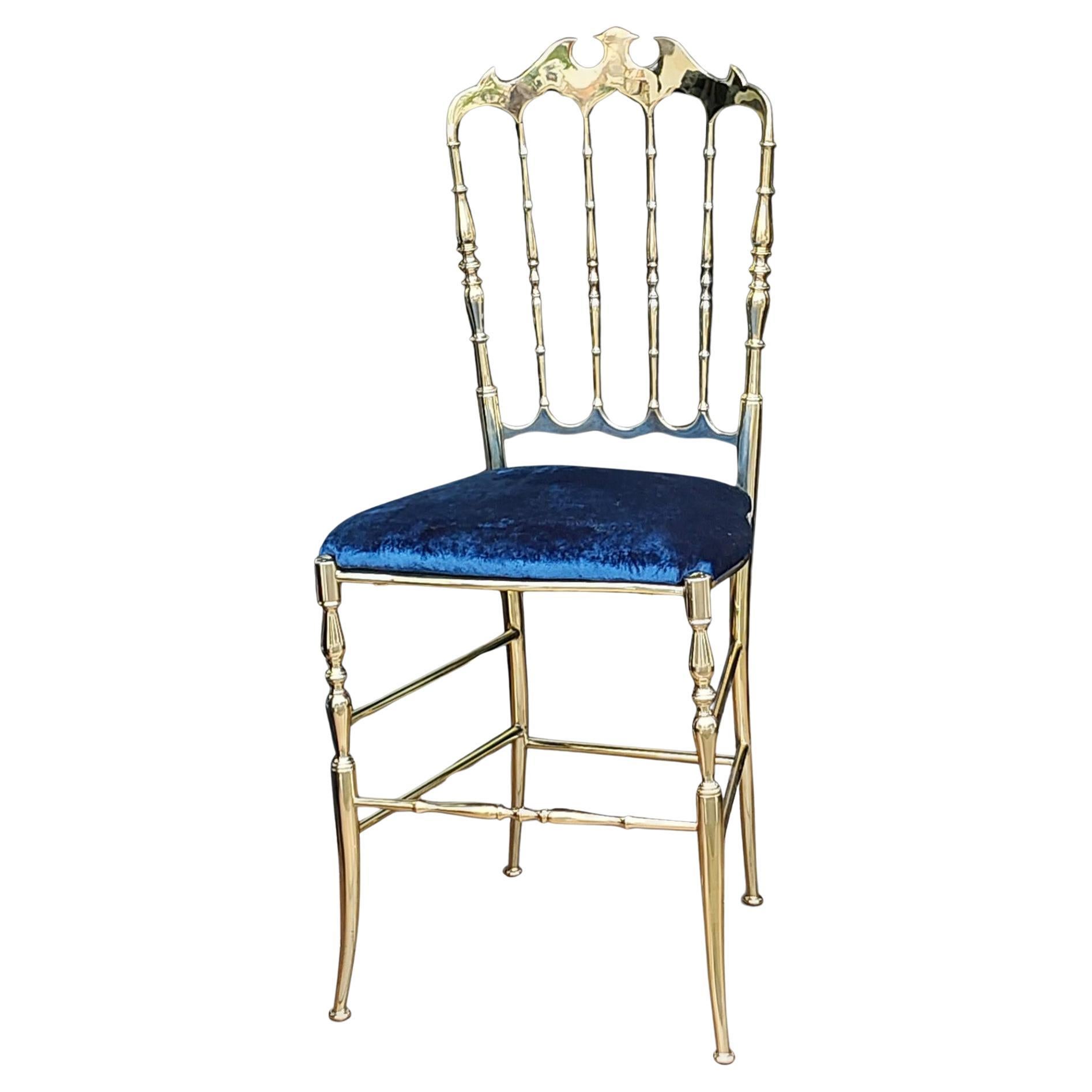 1920's Italian Brass Salon Chair
