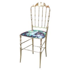 1920's Italian Brass Salon Chair