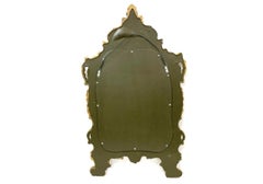 1920's Italian Rococo-style Polychrome & Gilt Mirror