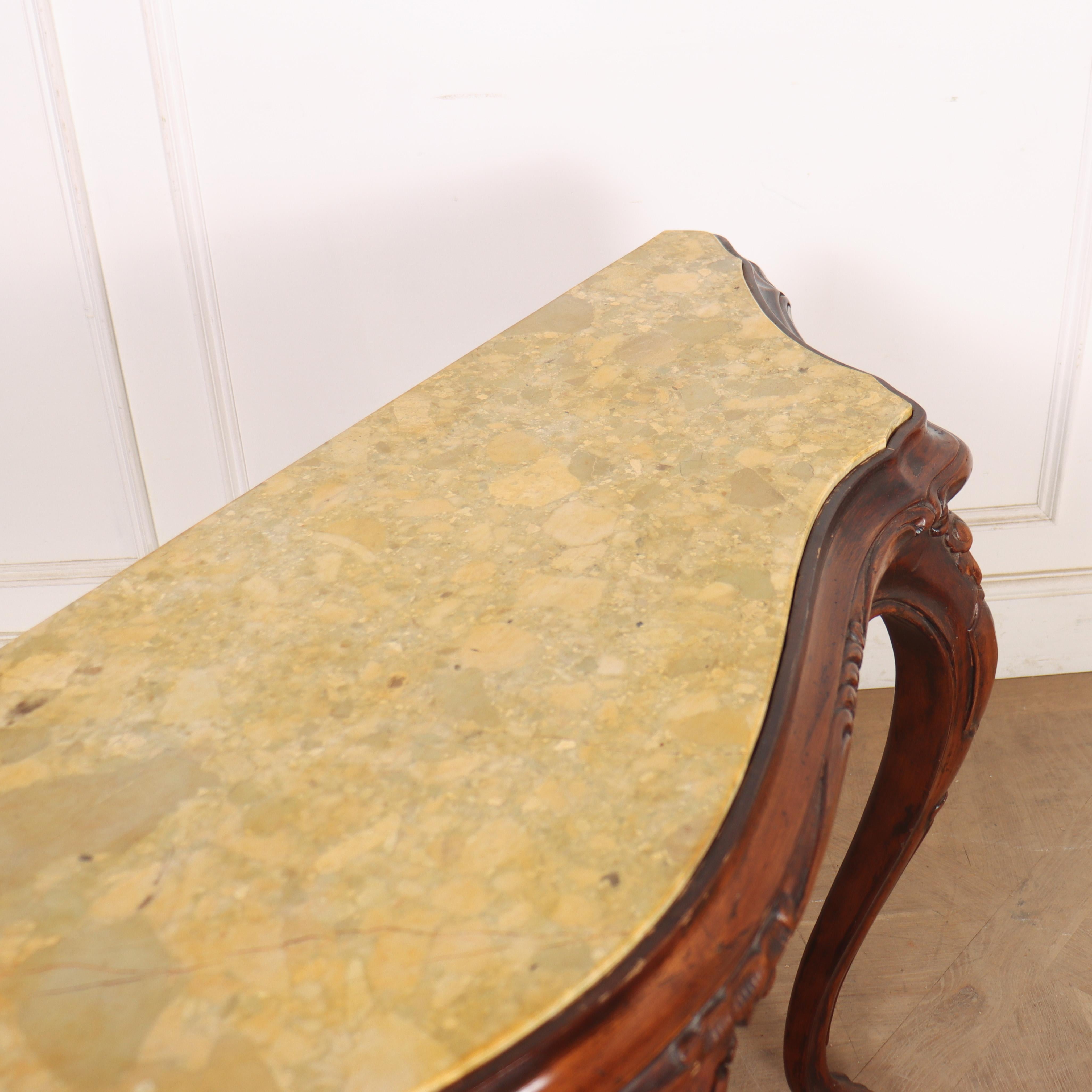1920's Italian Serpentine Console Table im Angebot 4