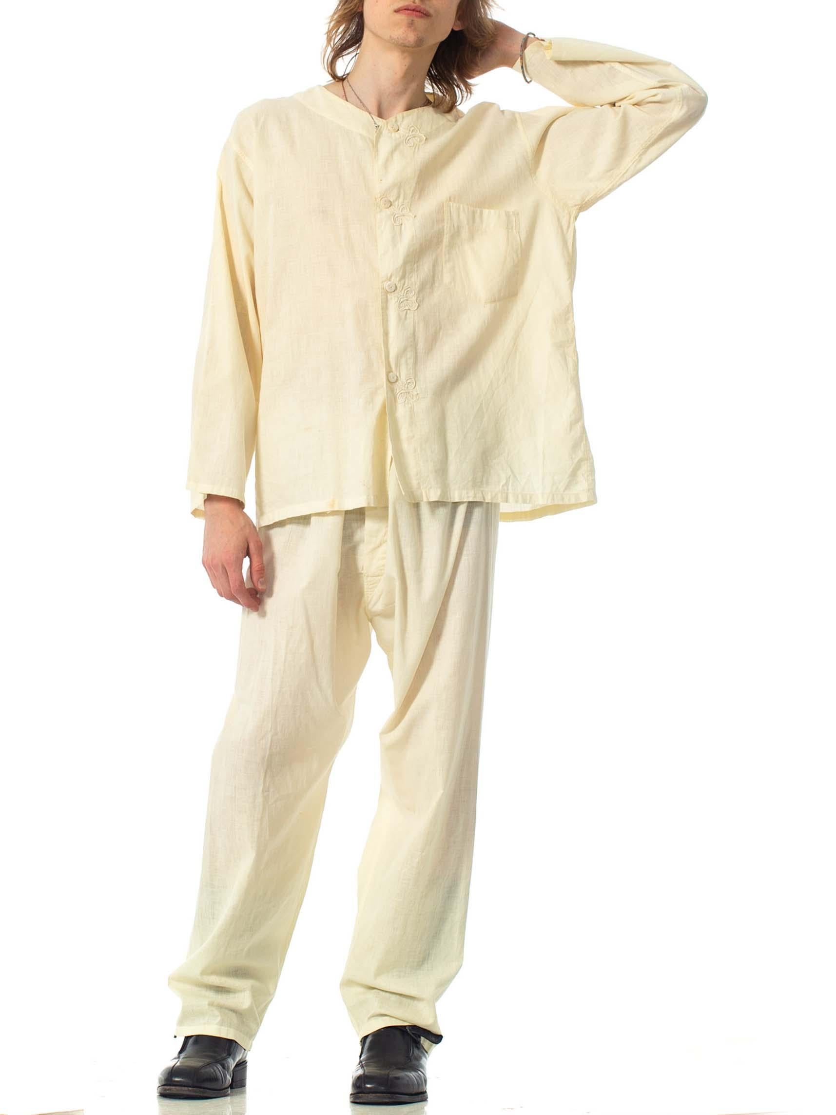 1920s mens pajamas