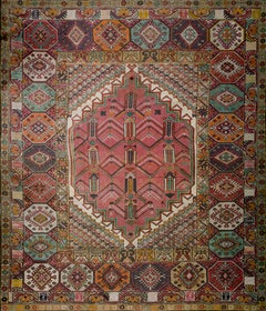1920s Jerusalem Carpet ( 9'6" x 11'8" - 290 x 355 )
