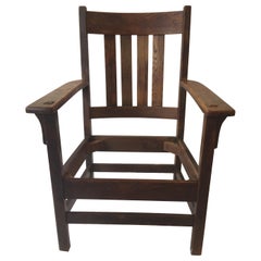 1920s J.M. Fauteuil Arts & Crafts Young & Sons