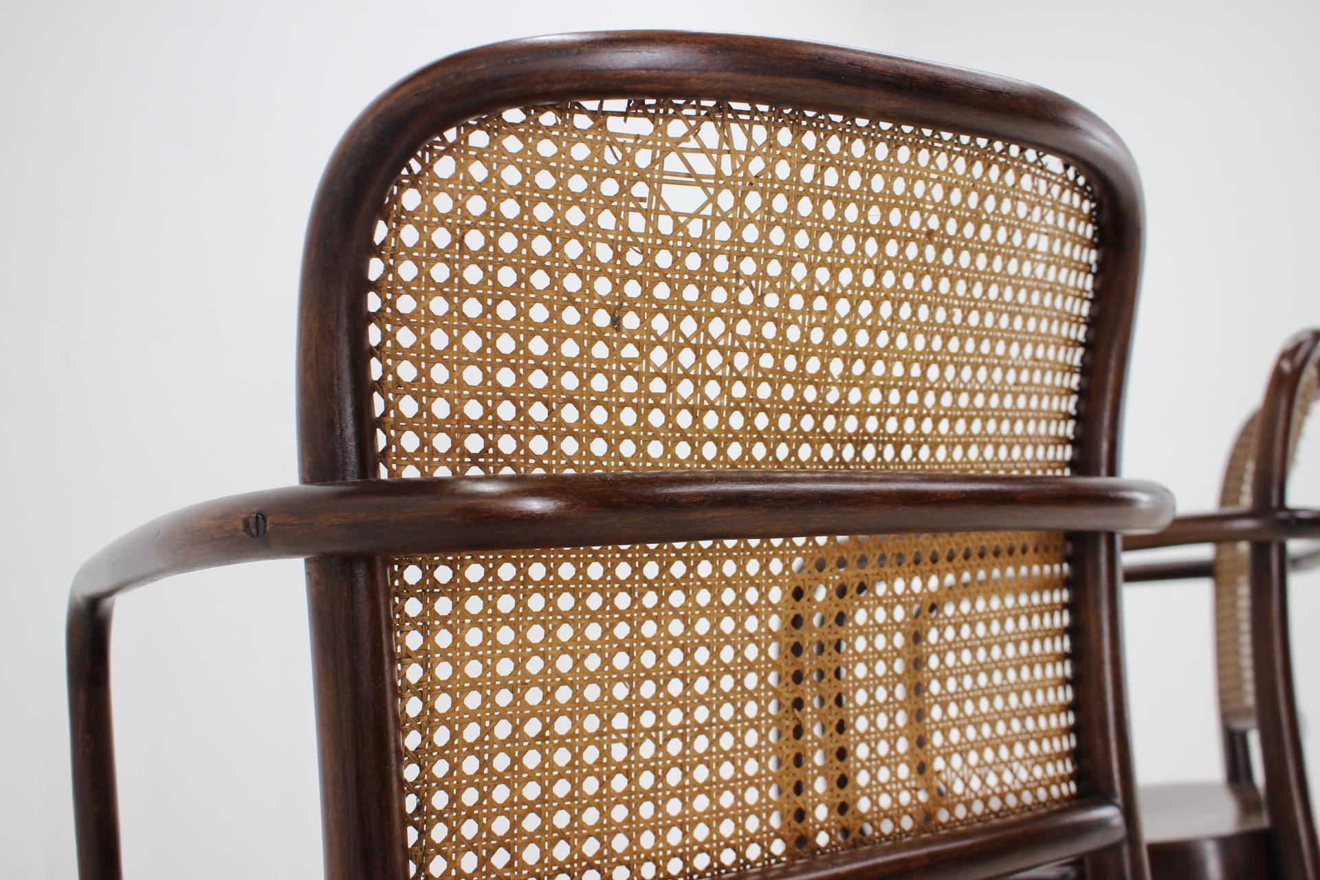 1920s Josef Hoffmann Bentwood Chairs, No. 811 for Thonet, Czechoslovakia For Sale 4