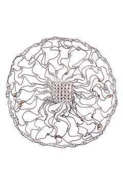 CAP anni '20 Juliet metallizzato da sposa o Flapper con strass