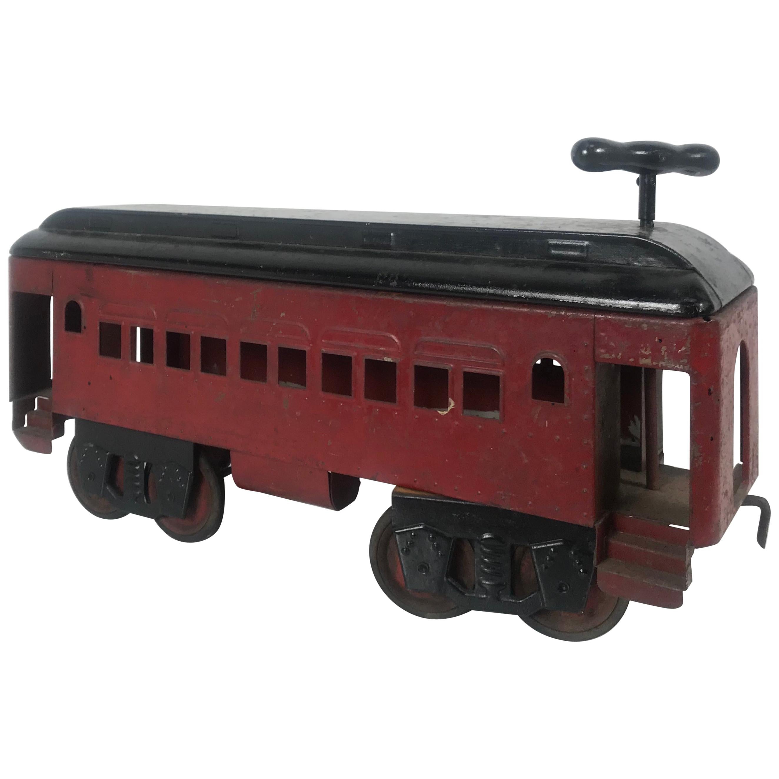 1920s Keystone Pullman Ride on Train / Trolly, Pressed Steel Toy