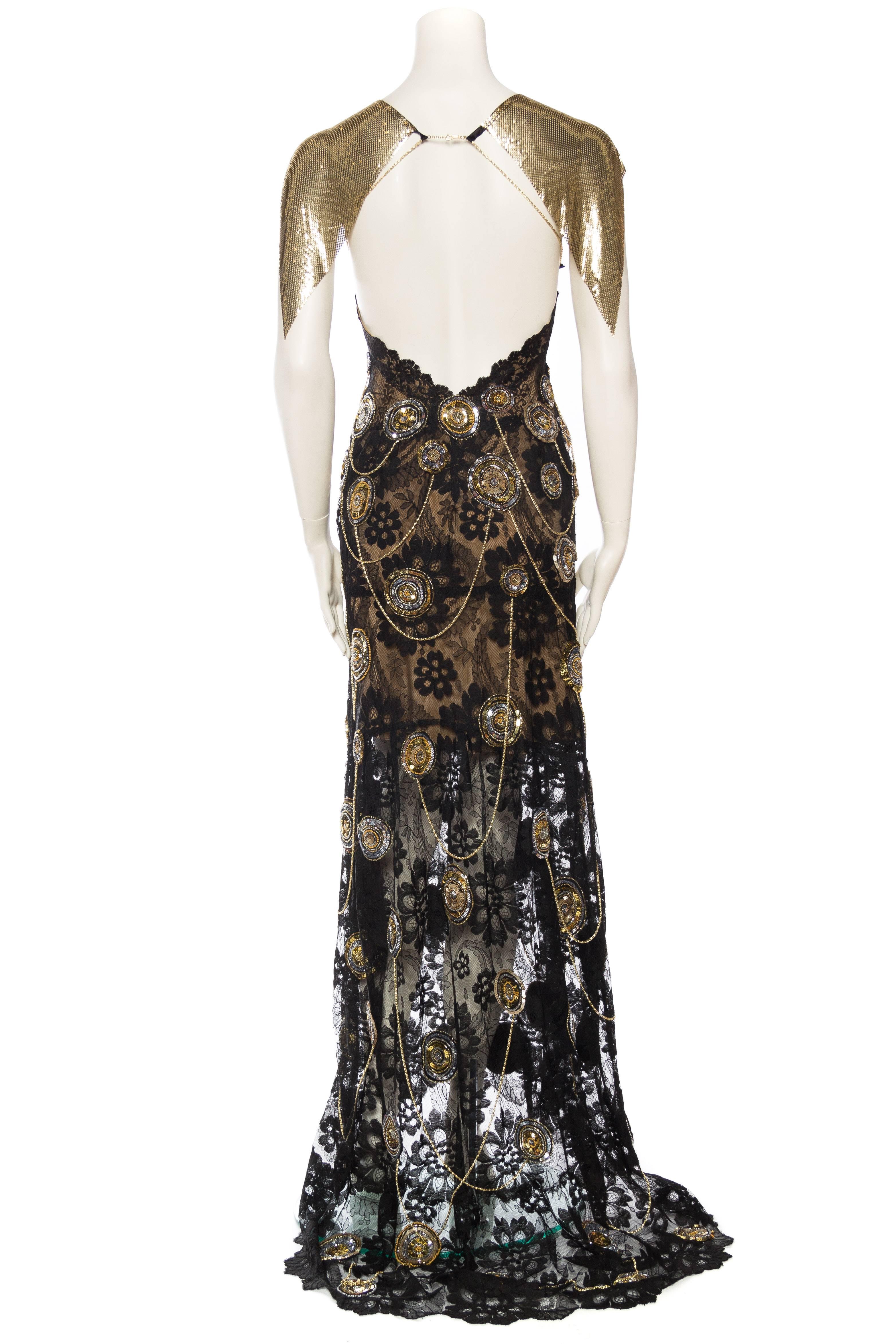 1920s lace Gown with 