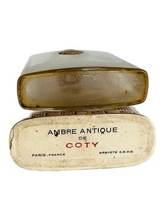 1920s Lalique French Perfume Bottle Ambre Antique De Coty