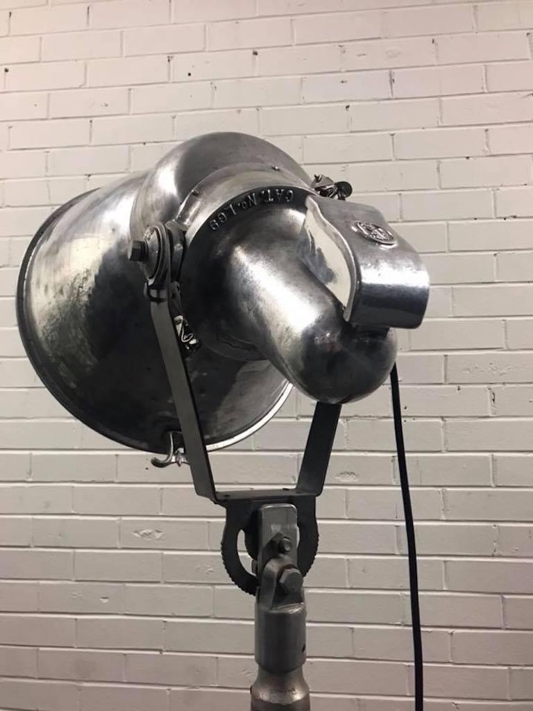 1920s Large Industrial Floor Lamp studio light from AEI Universal 5