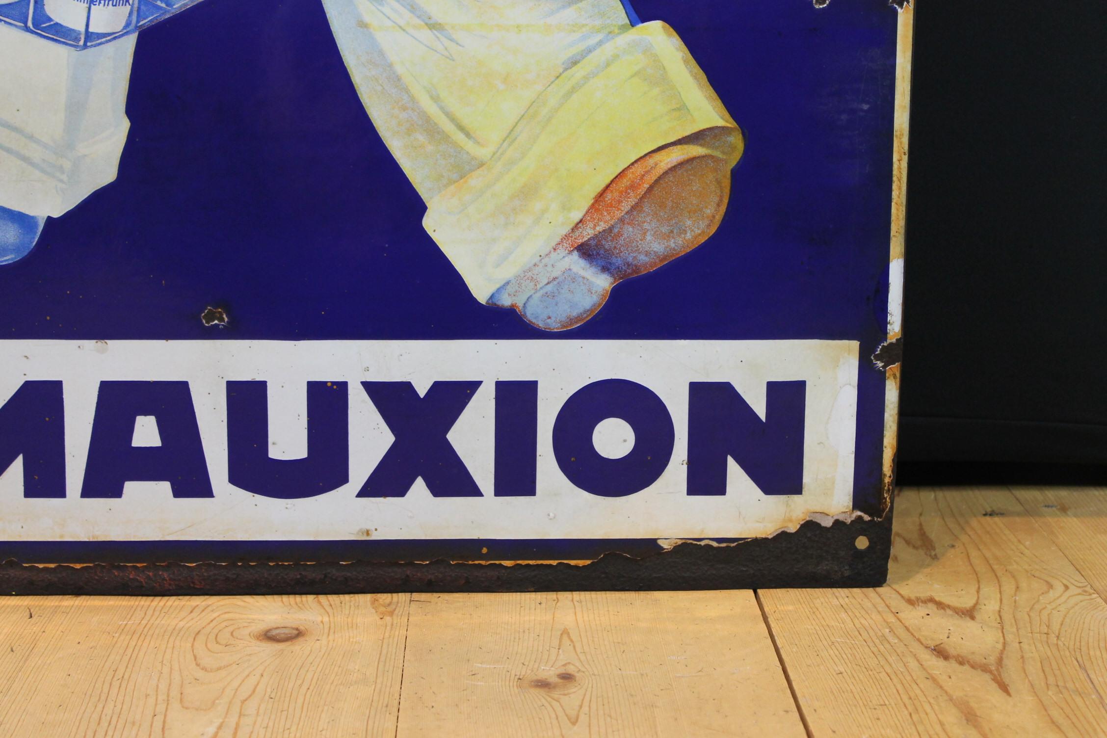 Large Porcelain Sign Mauxion Chocolat, 1920s, Germany  For Sale 3