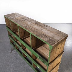 1920's Late Victorian Pigeon Hole Unit, Storage, Shelving Unit 'Model 27'