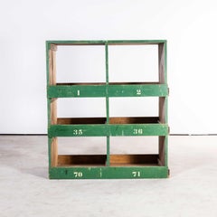 1920's Late Victorian Pigeon Hole Unit, Storage, Shelving Unit 'Model 33'
