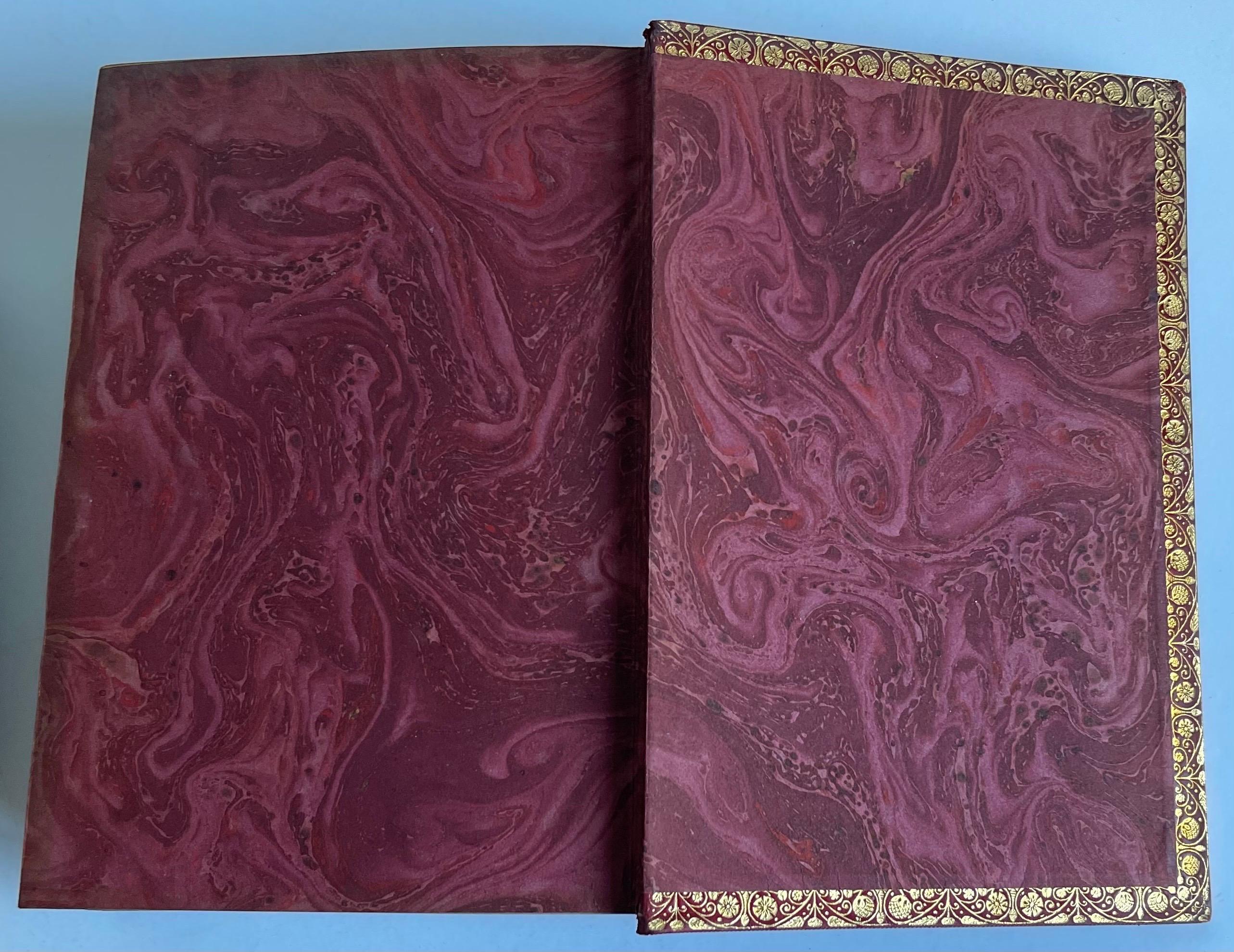 1920er Jahre Leder gebundene poetische Longfellow & Tennyson Bücher, Satz von 2 6