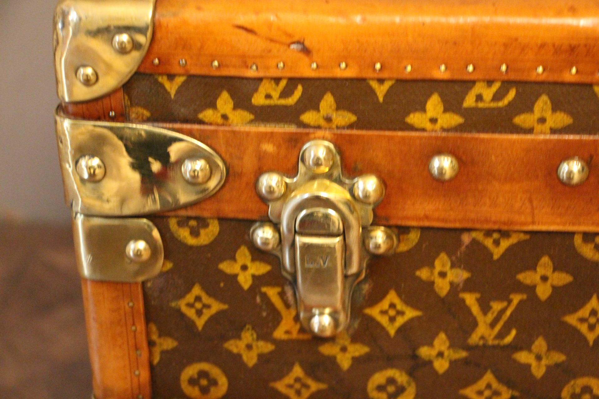 French 1920s Louis Vuitton Cabin Steamer Trunk