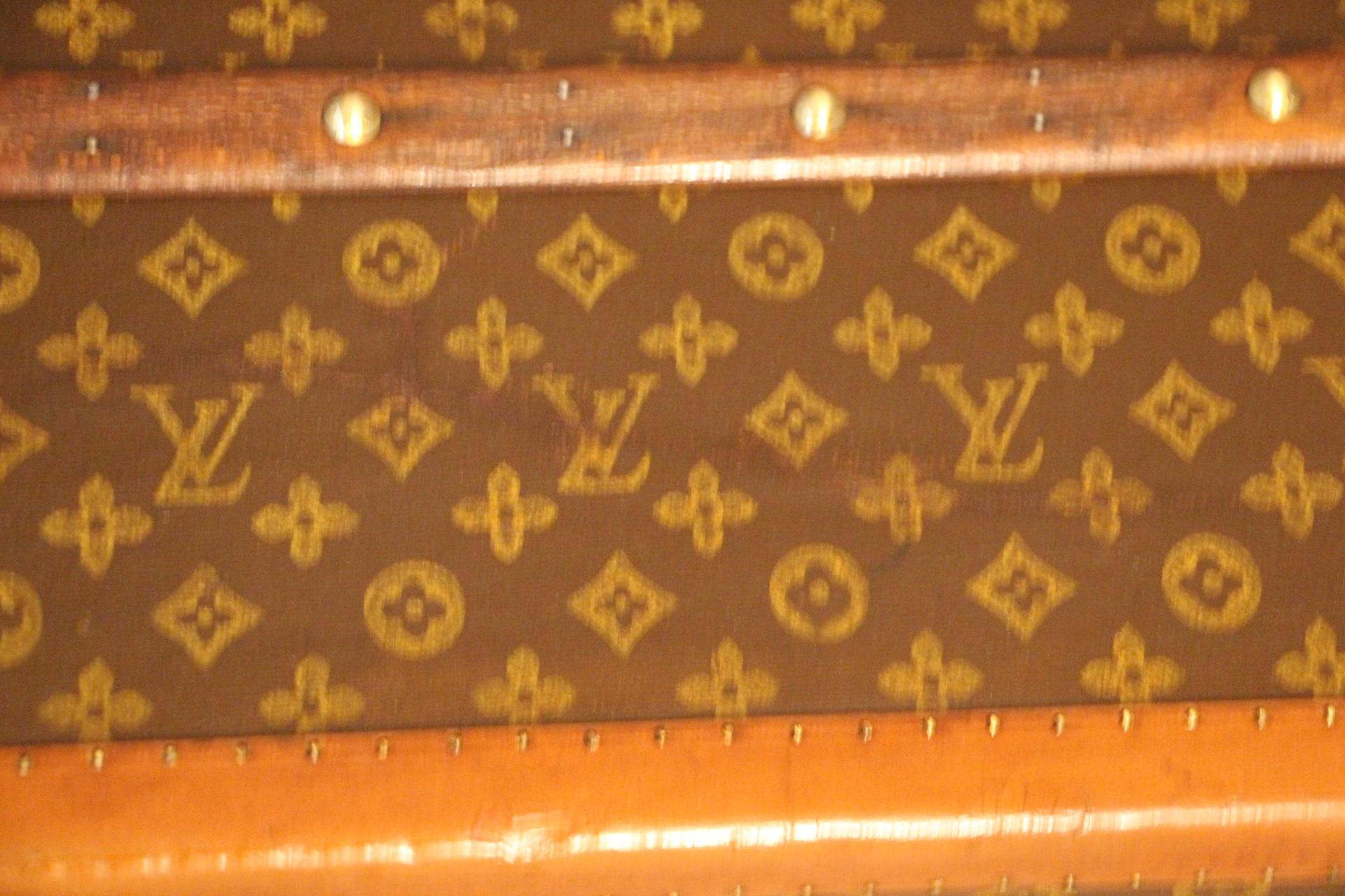 Brass 1920s Louis Vuitton Cabin Trunk