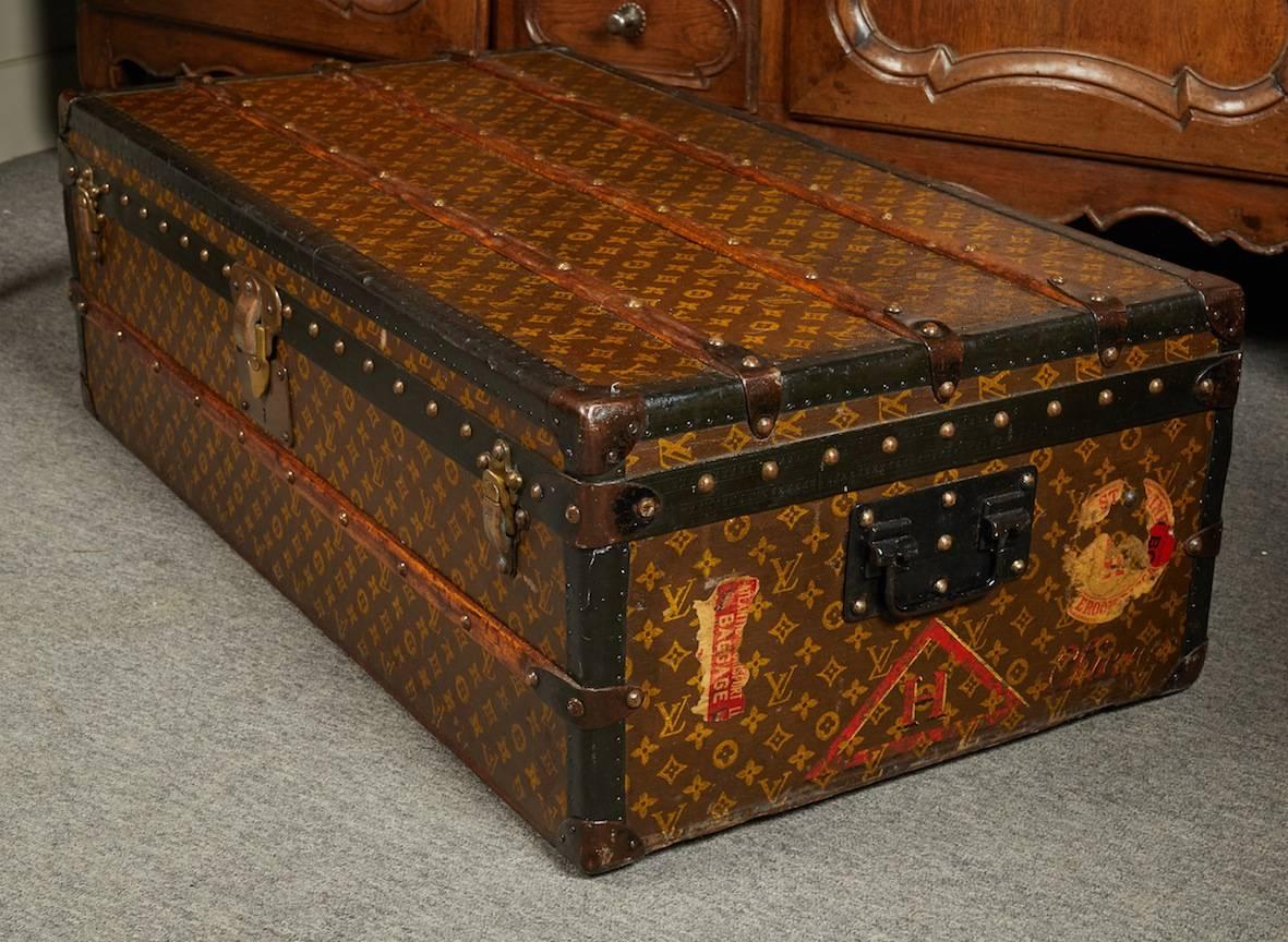 French 1920s Louis Vuitton Cabin Trunk