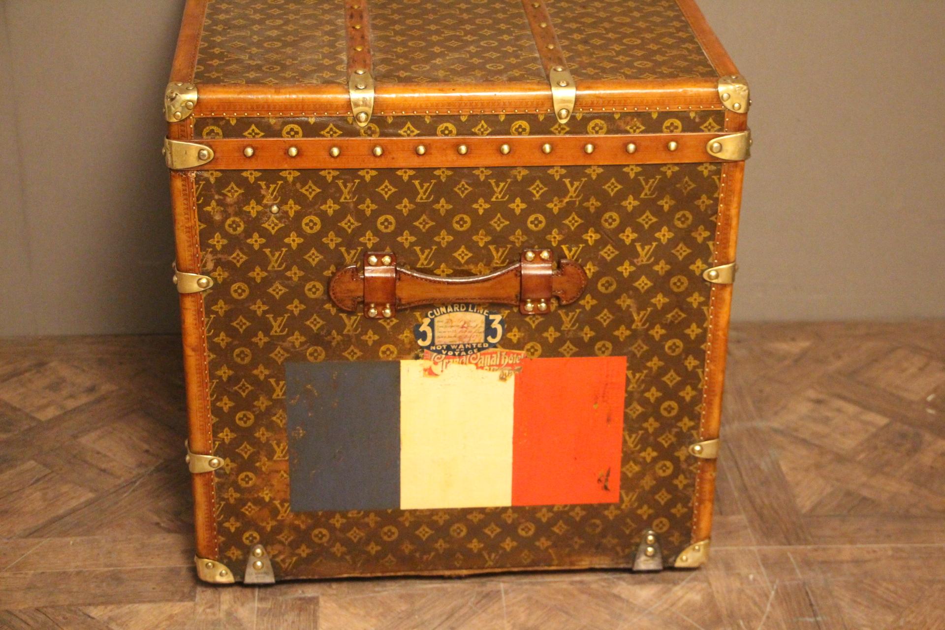 Art Deco 1920s Louis Vuitton Cube Steamer Trunk-Louis Vuitton Cube Trunk