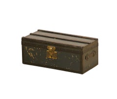 1920s Louis Vuitton Flower Trunk "Malle Fleurs" in Rare Blue Colour
