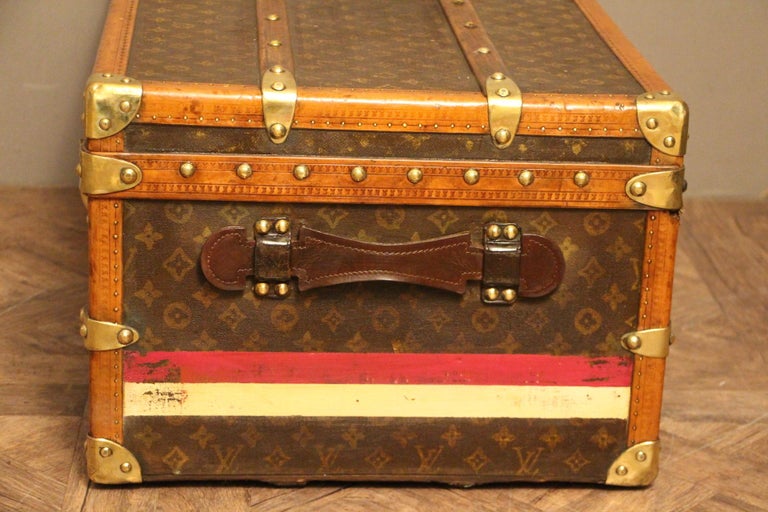 Trunk in Monogram from Louis Vuitton, 1920s for sale at Pamono