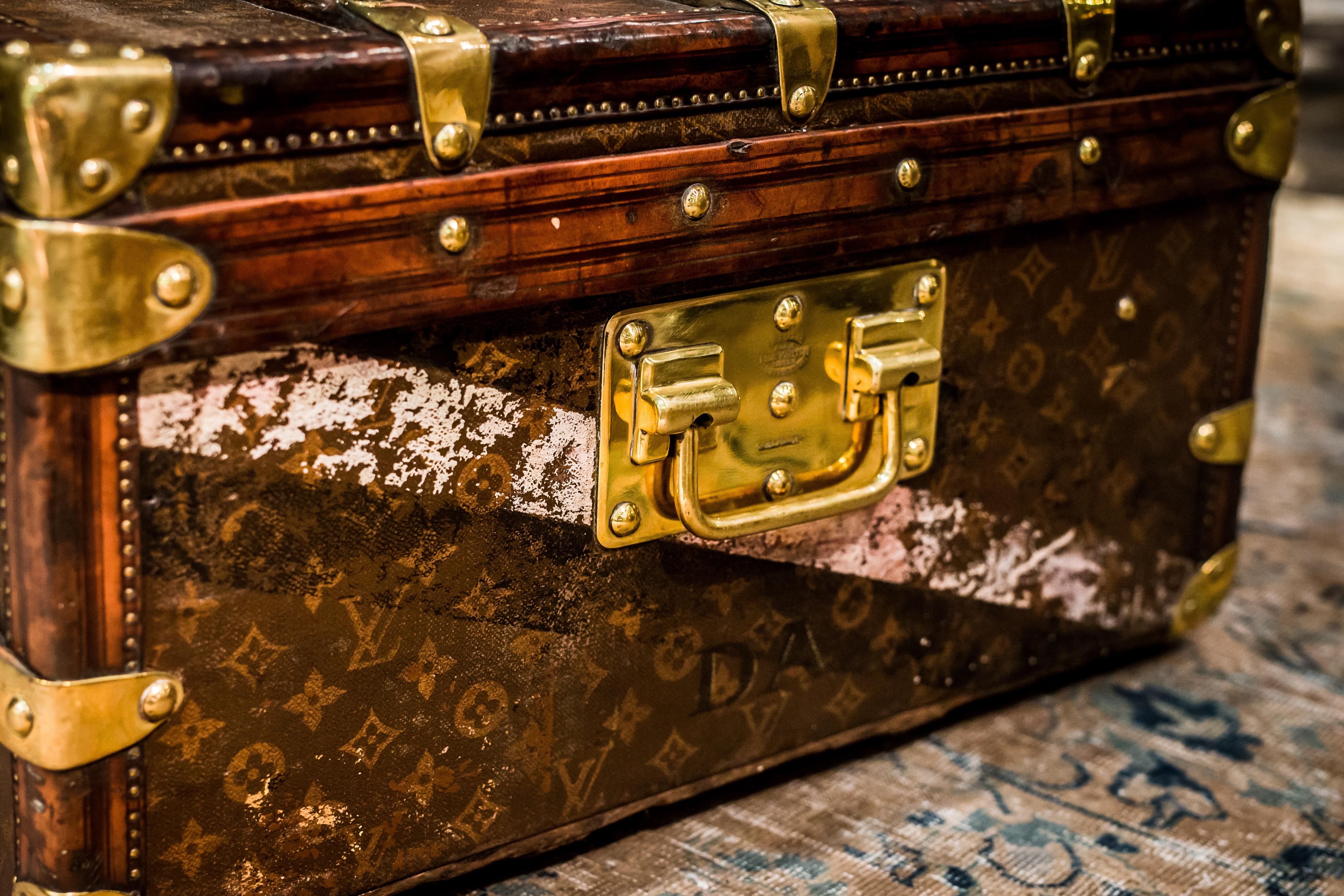 1920er Louis Vuitton Monogramm Große Cabine Koffer 3