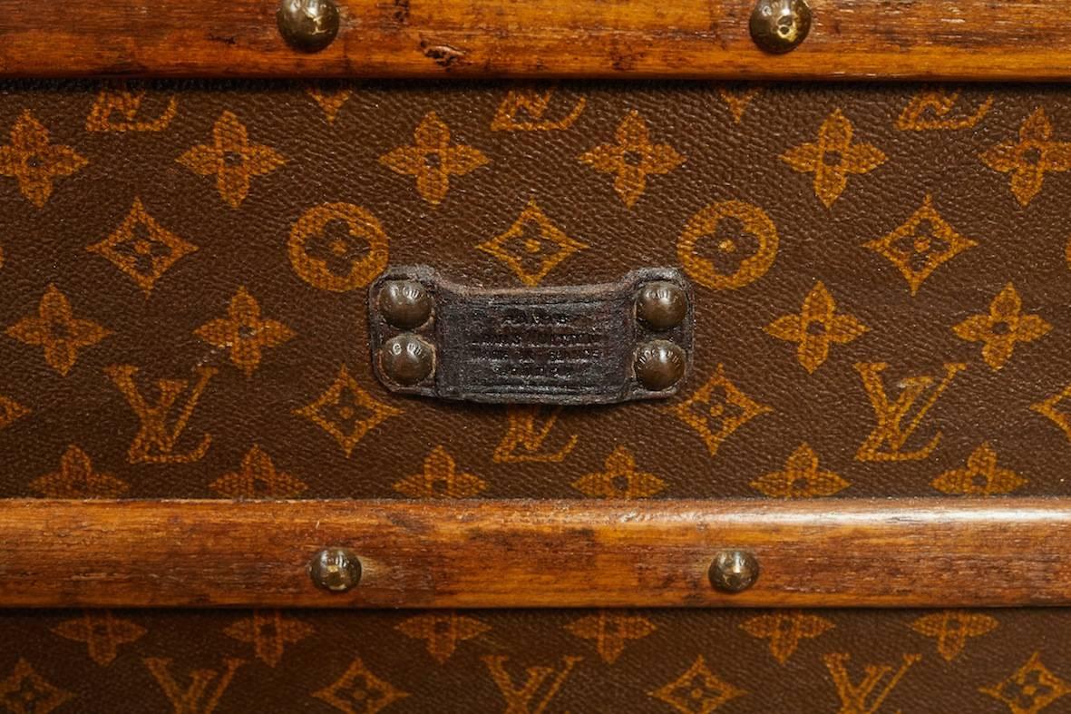 Early 20th Century 1920s Louis Vuitton Steamer Trunk