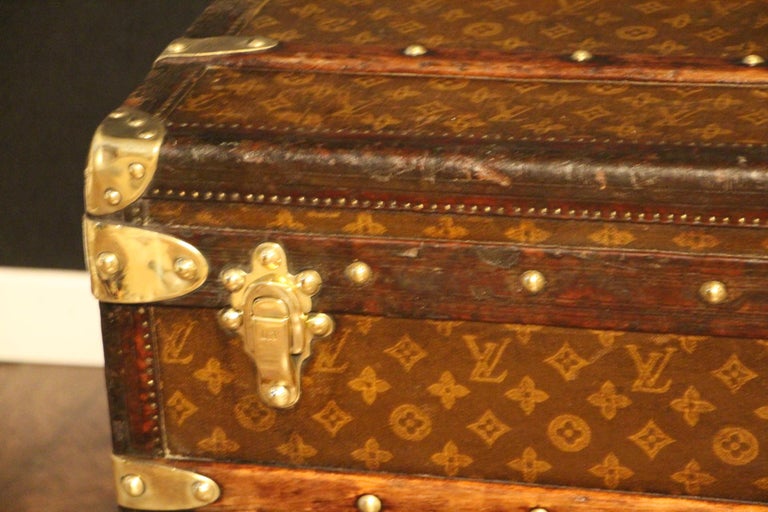 Steamer Trunk in Monogram from Louis Vuitton, 1920s for sale at Pamono