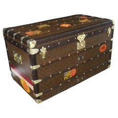 Malle Louis Vuitton 1920 en Monogramme, 100 cm Malle à vapeur Louis Vuitton