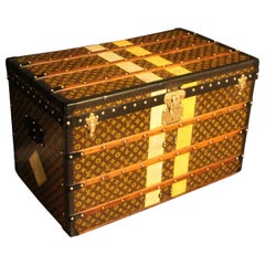 louis vitton trunk 1920s Louis Vuitton Trunk in Monogram Canvas, Louis Vuitton Steamer Trunk