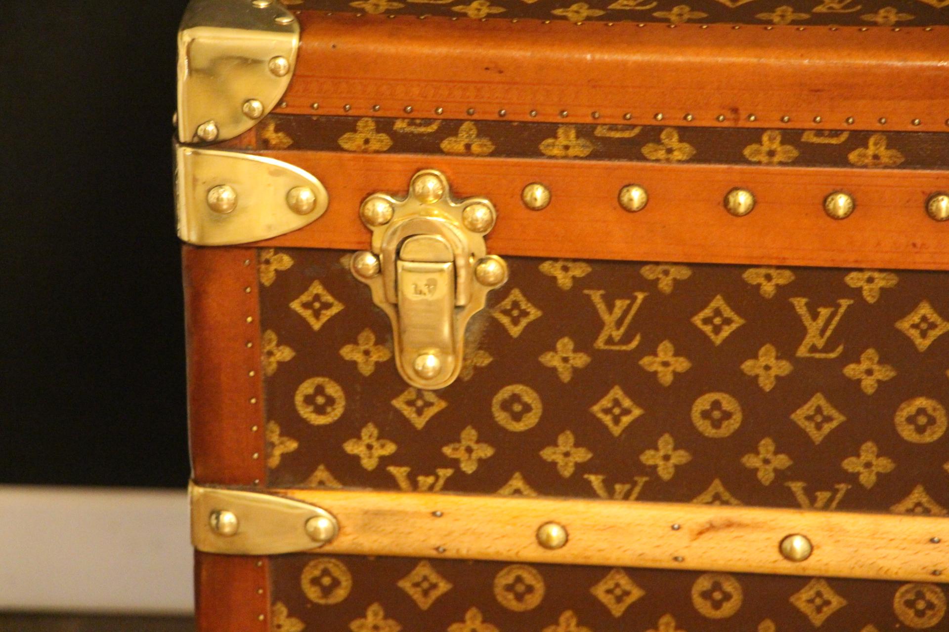 French 1920's Louis Vuitton Trunk in Monogram