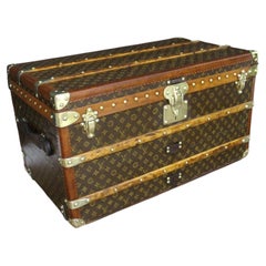 1920's Louis Vuitton Trunk in Monogram, Louis Vuitton Steamer Trunk 80 cm