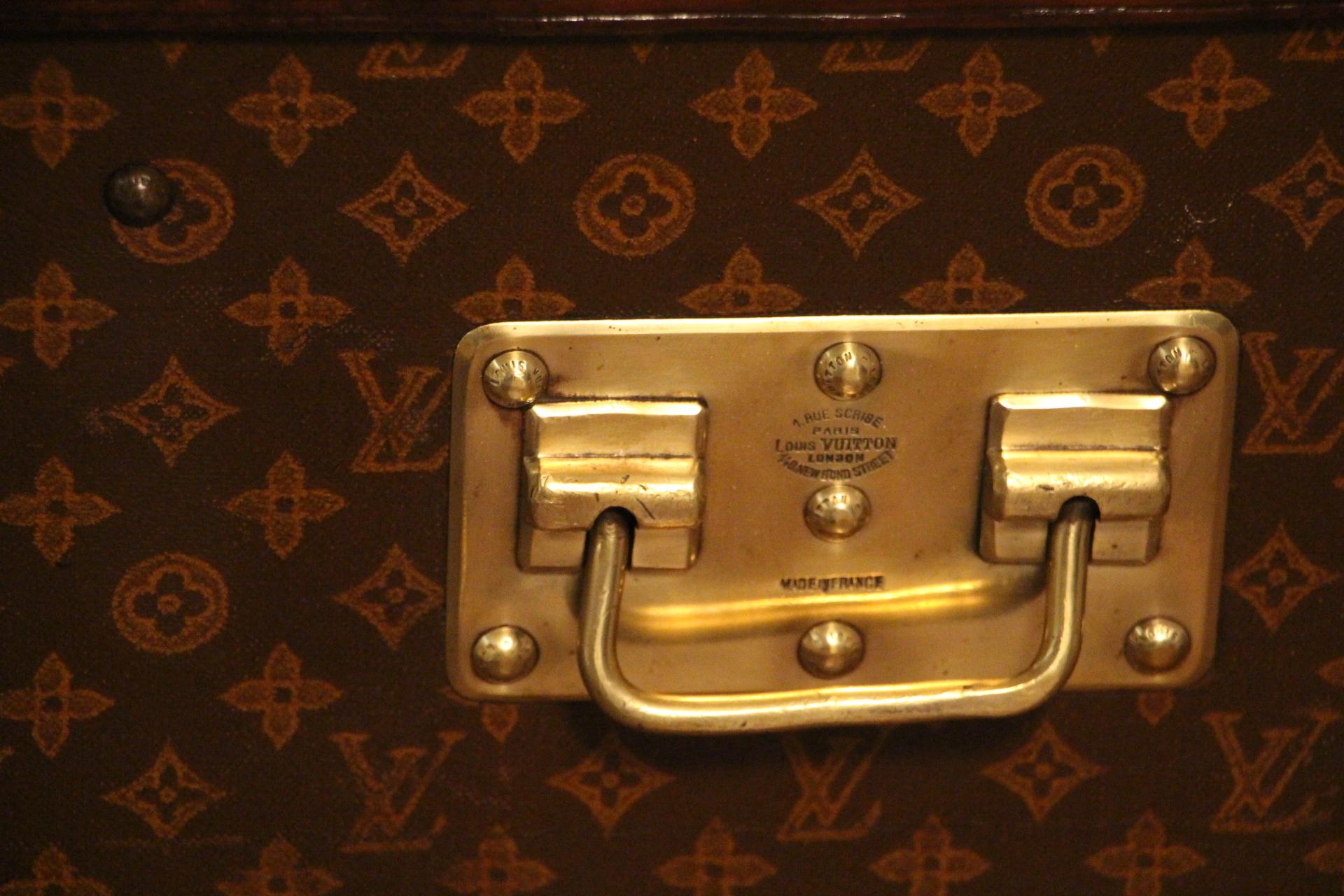 1920's Louis Vuitton Trunk, Louis Vuitton Steamer Trunk in Monogram 3