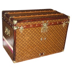 Vintage Louis Vuitton Custom Clear Acrylic LV Monogram Moët Suitcase Trunk  SALE