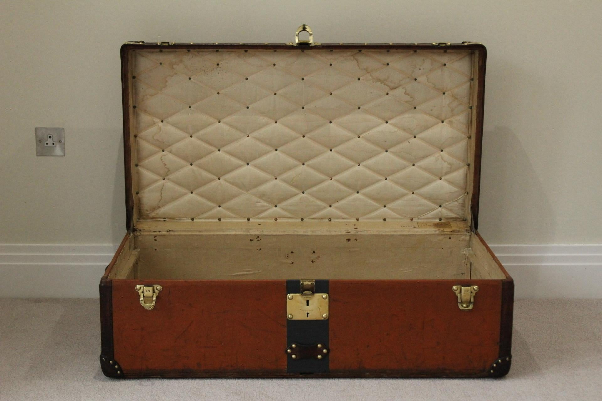 1920s Louis Vuitton Vuittonite Cabin Trunk For Sale 6