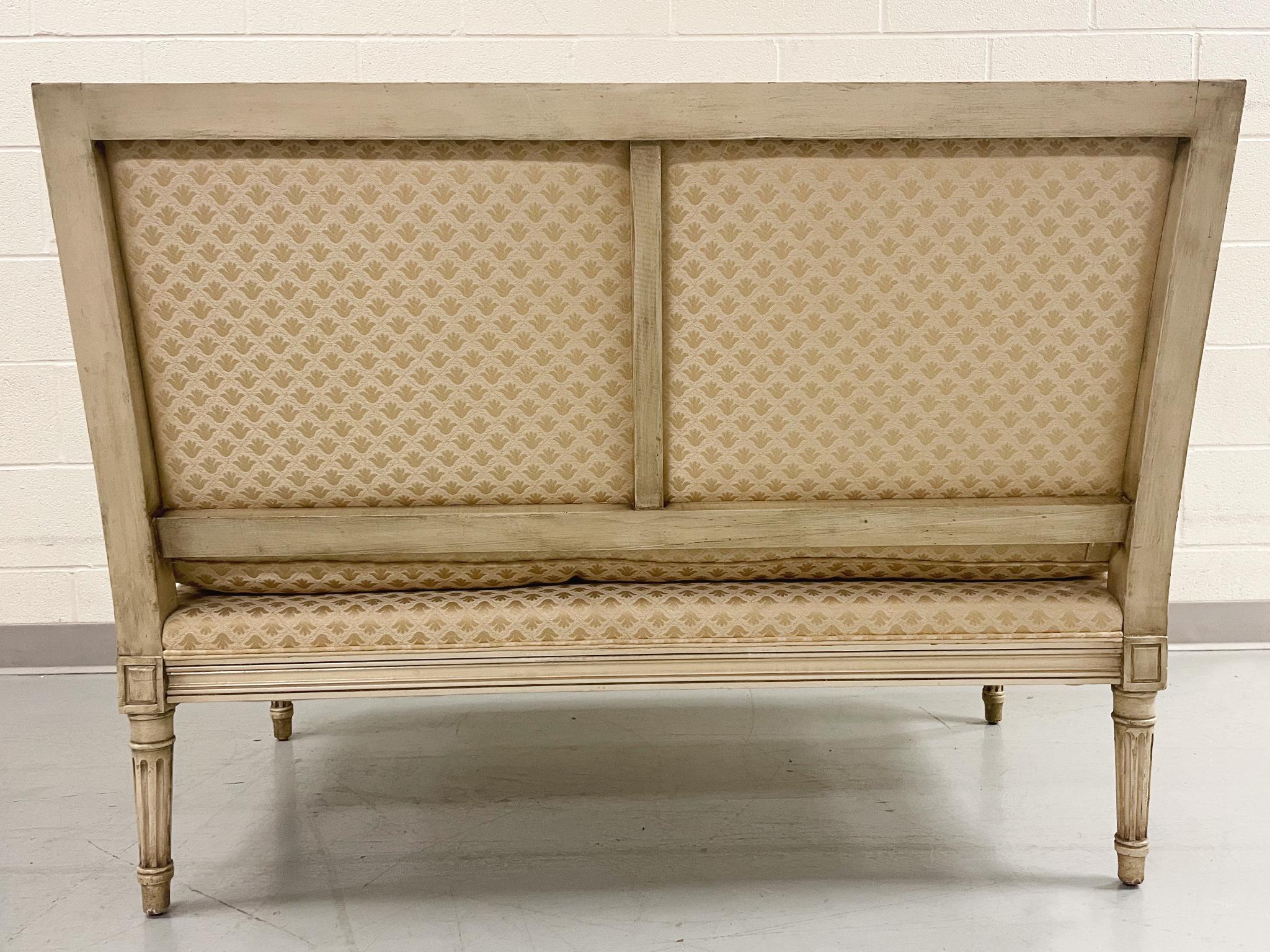 1920s, Louis XVI Style Settee For Sale 7