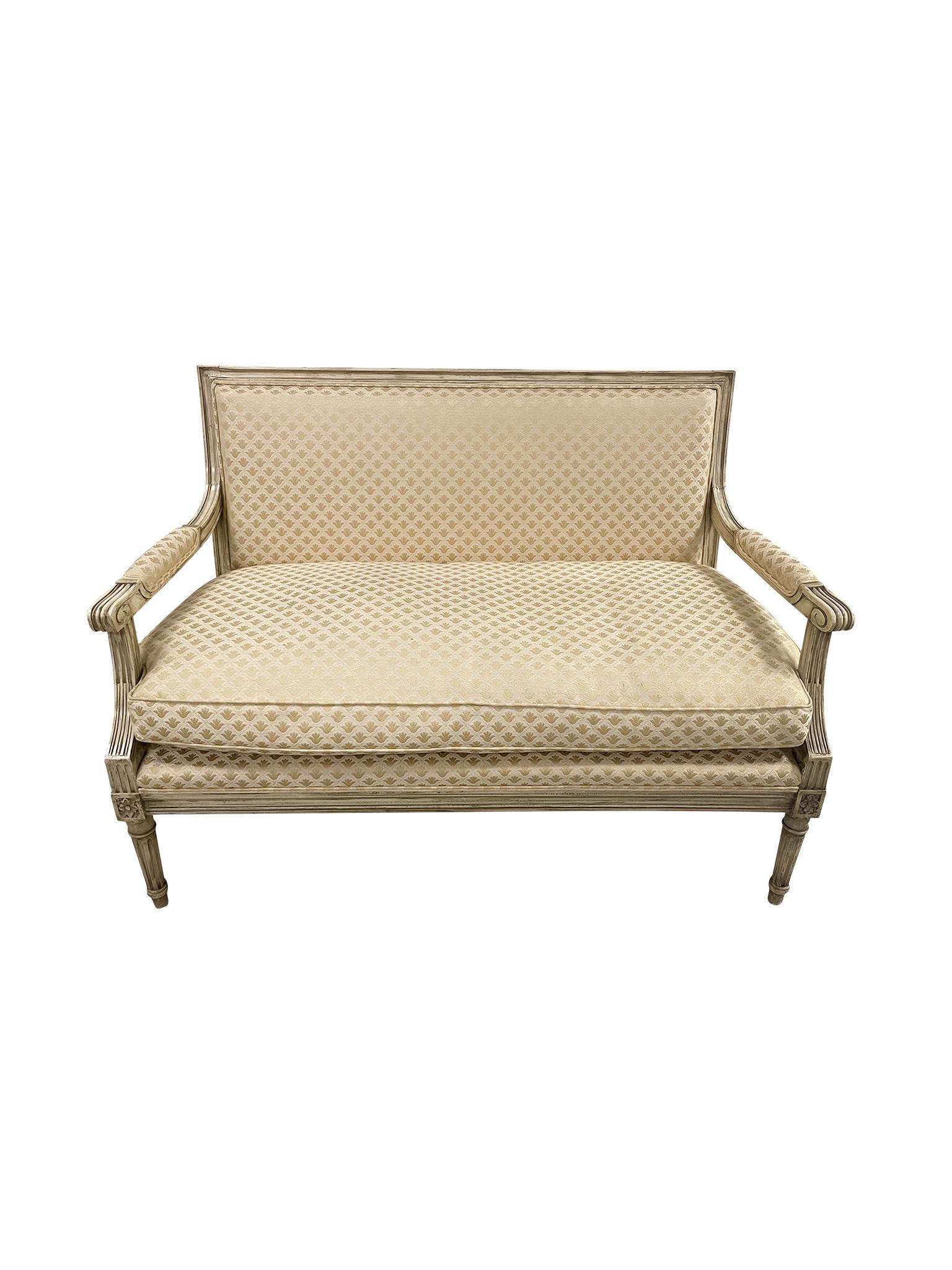 1920s, Louis XVI Style Settee In Good Condition For Sale In New York, NY