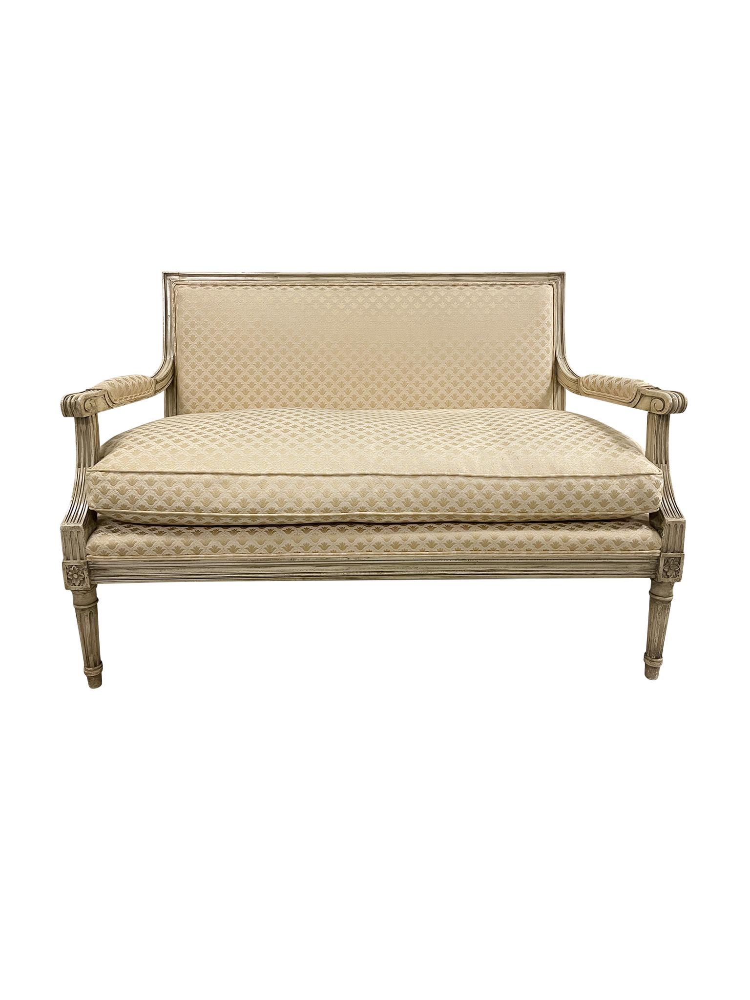 Early 20th Century 1920s, Louis XVI Style Settee For Sale