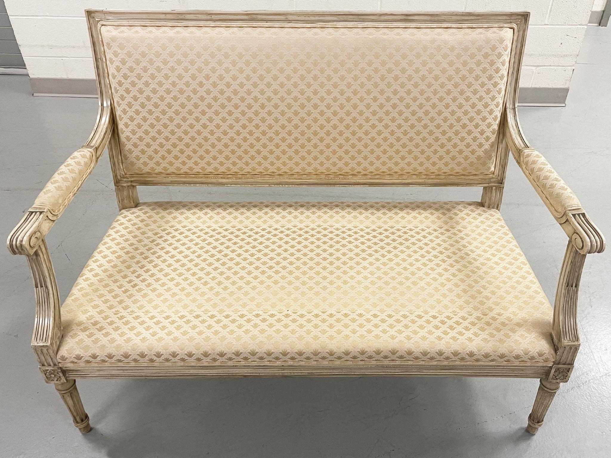 1920s, Louis XVI Style Settee For Sale 3