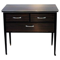 1920s Macassar Wood Bar Commode