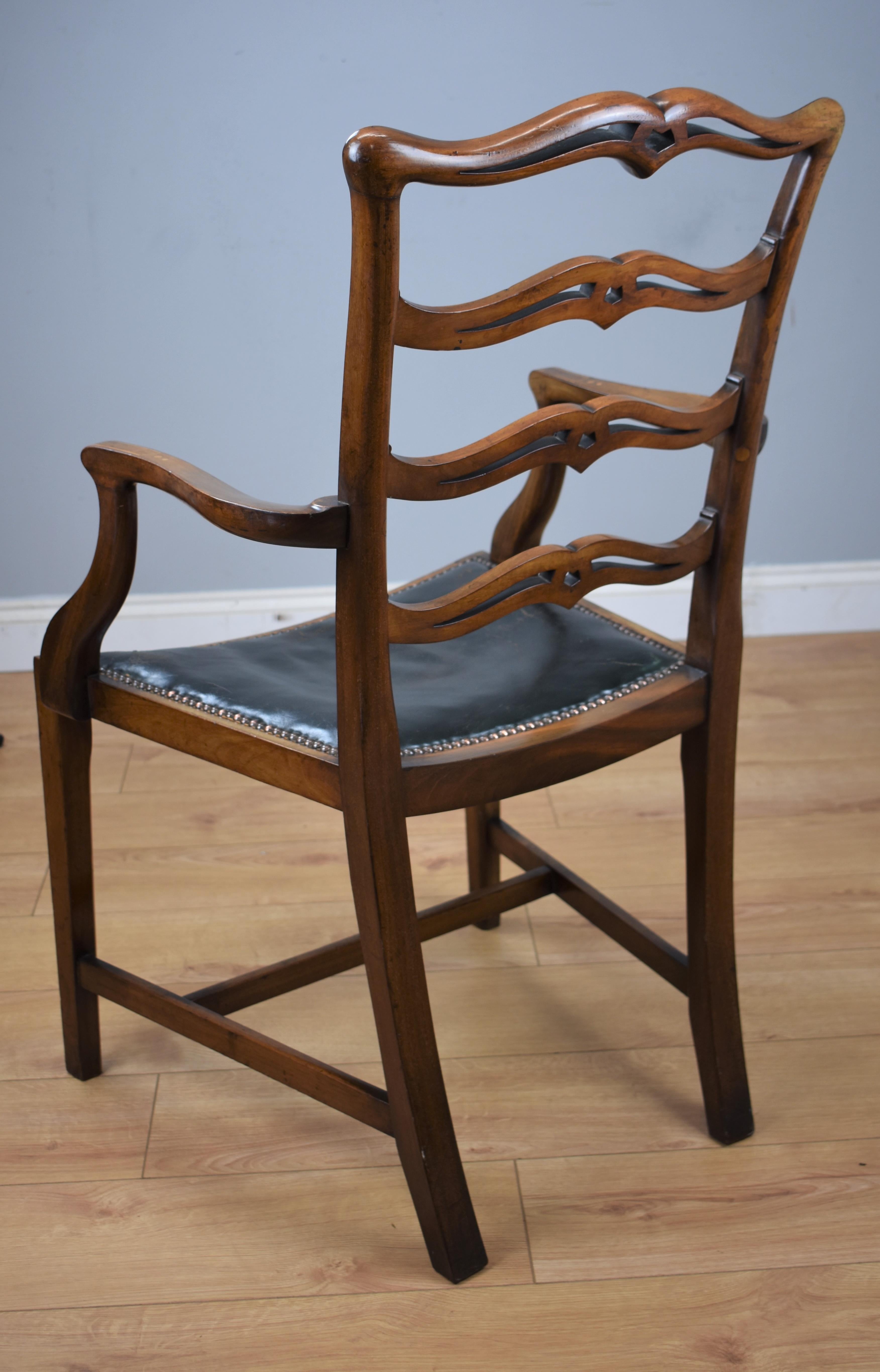 1920s Mahogany Desk Chair 2
