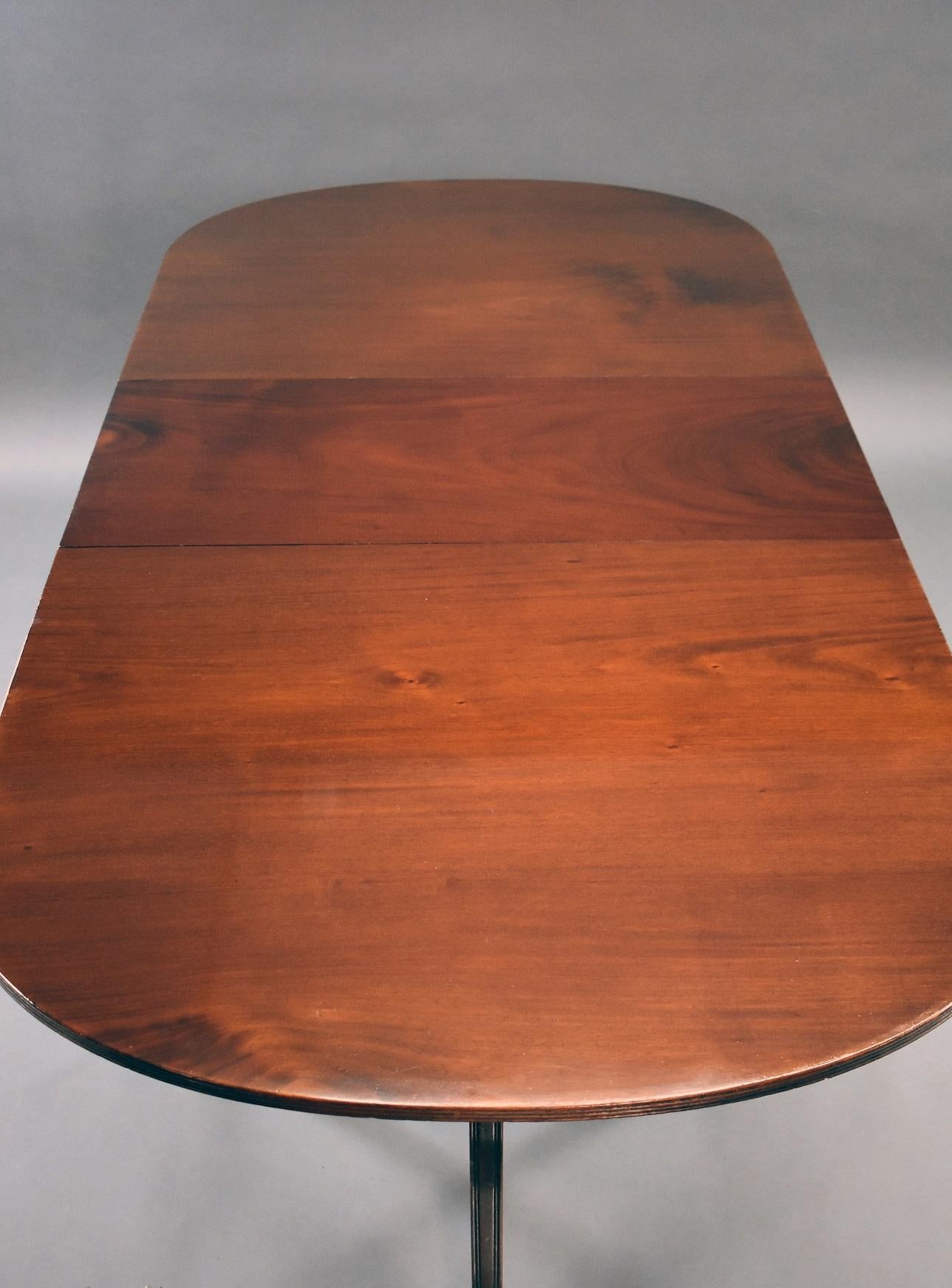 European 1920s Mahogany Dining Table