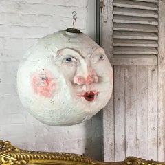 1920s 'Man In The Moon' Papier Mâché Stage Prop