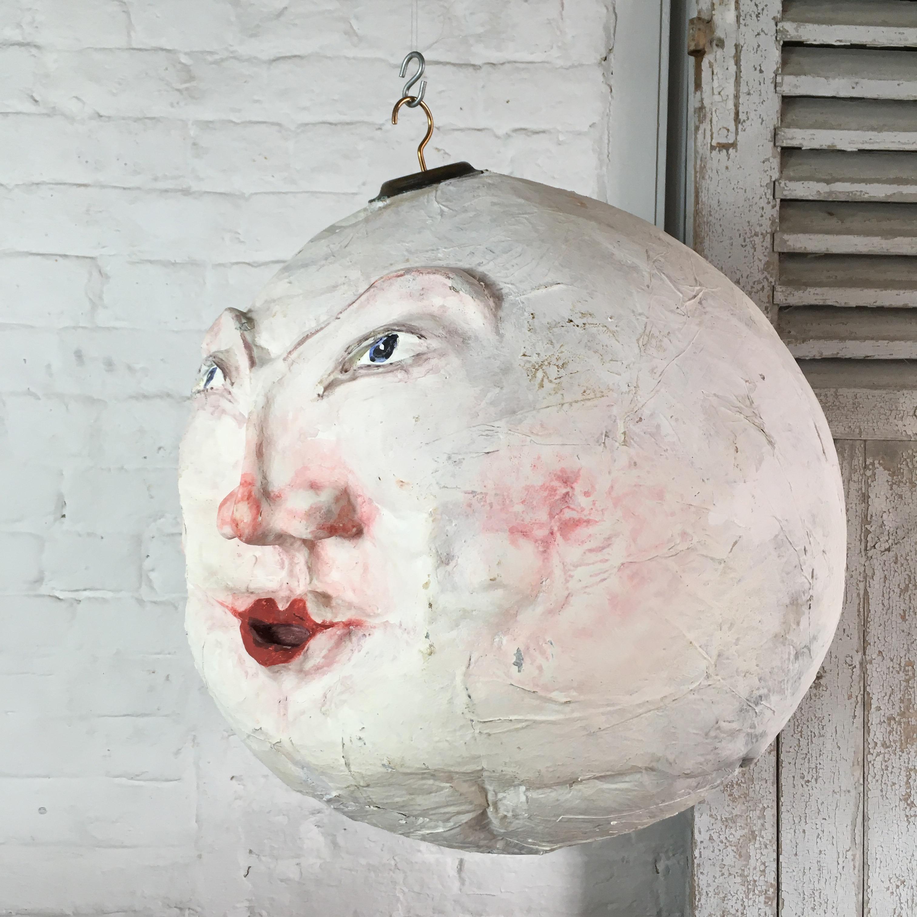 paper mache moon