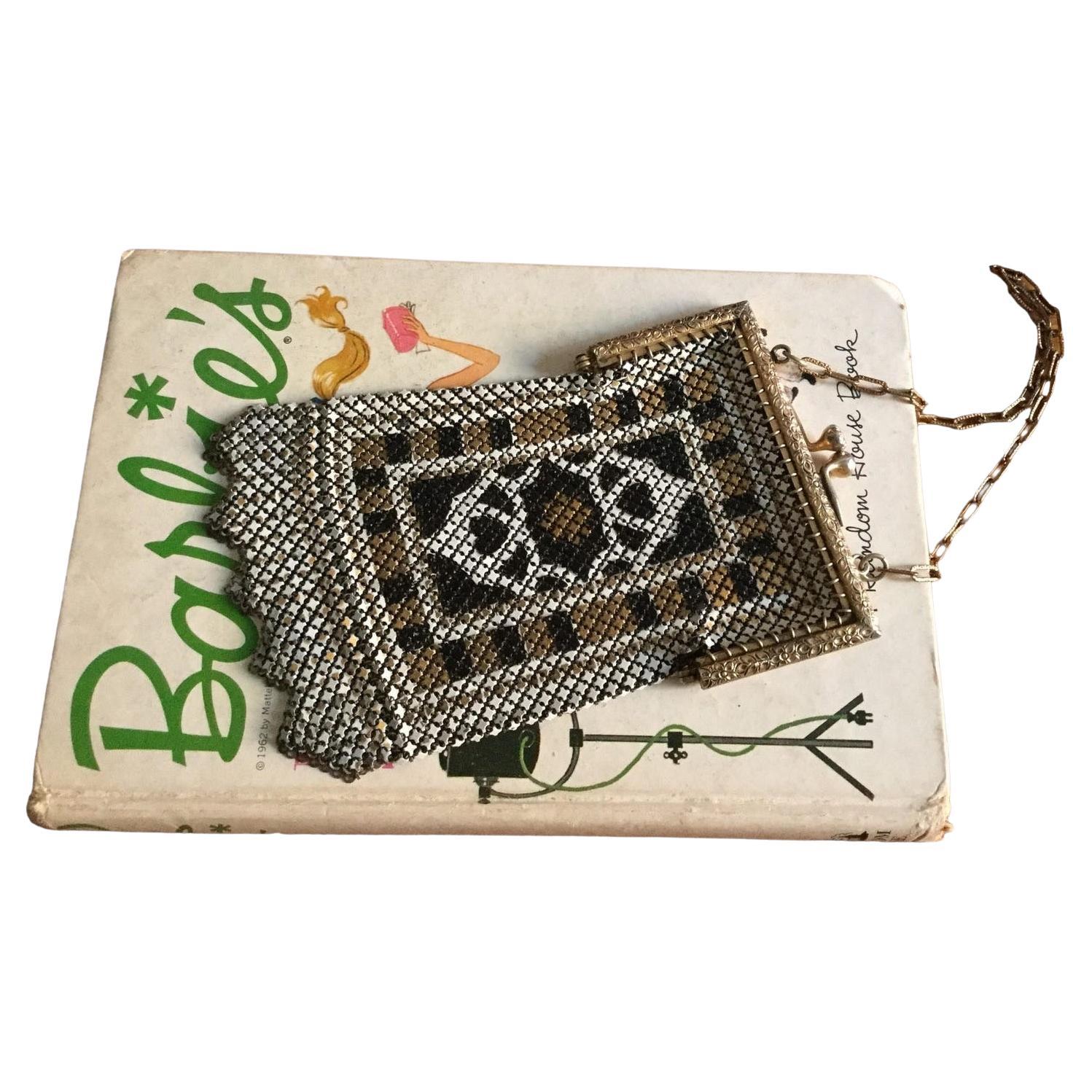 Mandalian Mesh Metal Purse, Circa 1920s For Sale