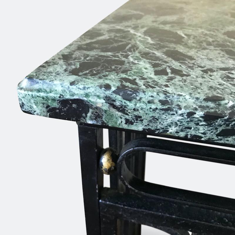 1920s Marble and Gilt Metal Console / Radiator Cover 1